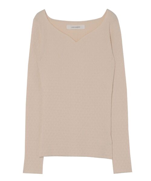 LAGUNAMOON（ラグナムーン）の「ダイヤパターンニットプルオーバー（ニット/セーター・レディース・ブラック/ブルー/アイボリー・FREE）」の2枚目の写真