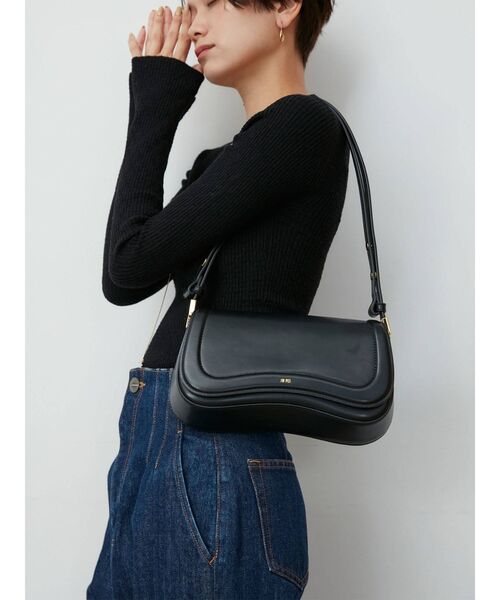 LAGUNAMOON（ラグナムーン）の「ダイヤパターンニットプルオーバー（ニット/セーター・レディース・ブラック/ブルー/アイボリー・FREE）」の16枚目の写真