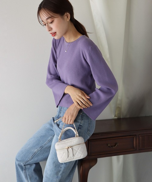 BLUEEAST（ブルーイースト）の「チェーンショルダー キルティングバニティーバック（ショルダーバッグ・レディース・ホワイト/ブラック/ピンク・FREE）」の13枚目の写真