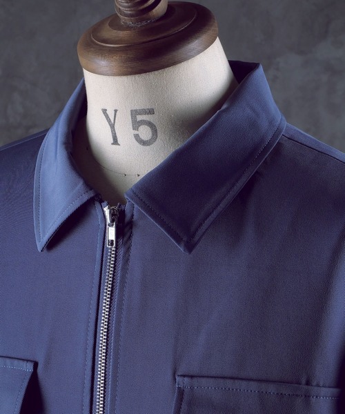 G.O.C(ジーオーシー)の「フラップポケットバルーンZIPブルゾン(ブルゾン・メンズ・ブルー/オフホワイト/ブラック・LARGE/MEDIUM)」の18枚目の写真