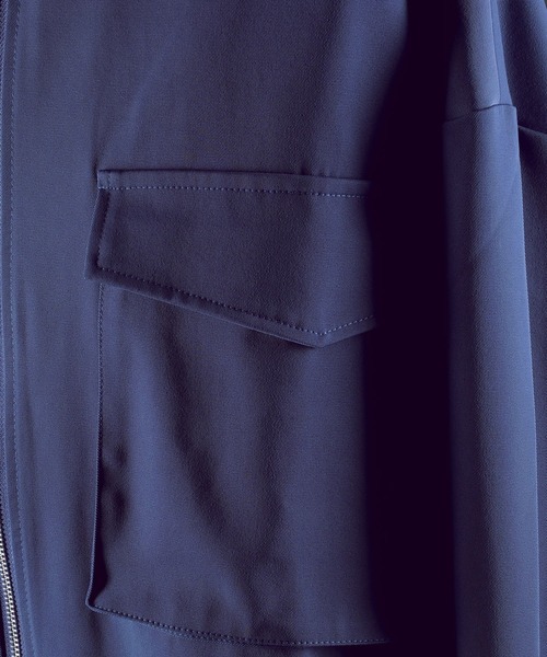 G.O.C(ジーオーシー)の「フラップポケットバルーンZIPブルゾン(ブルゾン・メンズ・ブルー/オフホワイト/ブラック・LARGE/MEDIUM)」の21枚目の写真