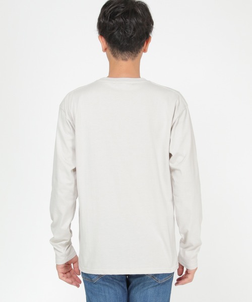 ikka(イッカ)の「ペインティングプリントロンT(Tシャツ/カットソー・メンズ・ライトグレー/ホワイト/ブラック・M/L/XL)」の10枚目の写真