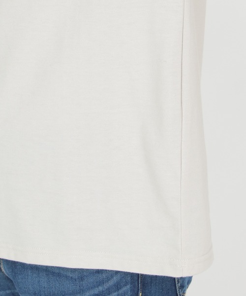 ikka(イッカ)の「ペインティングプリントロンT(Tシャツ/カットソー・メンズ・ライトグレー/ホワイト/ブラック・M/L/XL)」の13枚目の写真