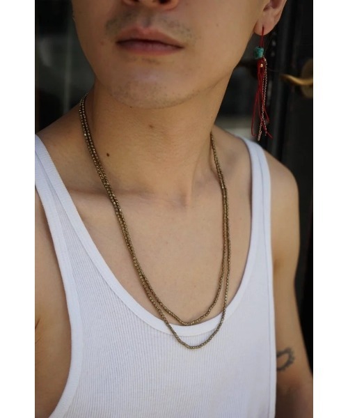 乱痴気(ランチキ)の「Beads necklace(ネックレス・メンズ・シルバー/ゴールド・FREE)」の12枚目の写真