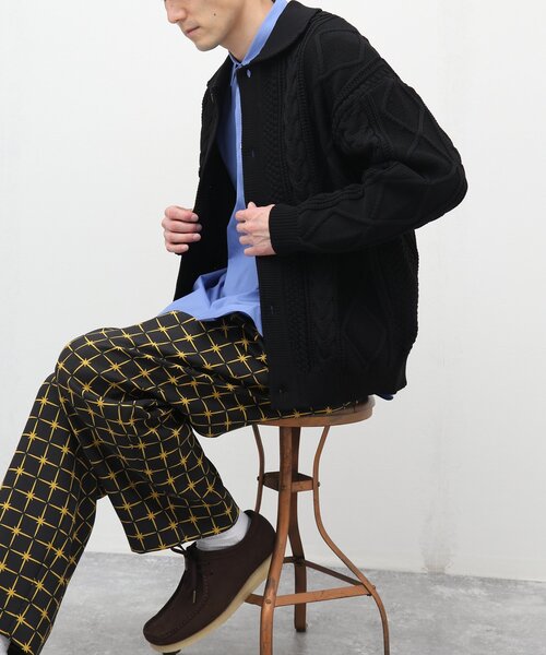 EDIFICE(エディフィス)の「スポンディッシュ リラックス ケーブル ニット カーディガン(カーディガン/ボレロ・メンズ・ブラック/ネイビー/レッド/カーキ/アイボリー・SMALL/MEDIUM/LARGE)」の22枚目の写真