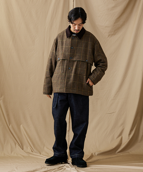 ジャーナルスタンダード ツイード チェック マッキノー ジャケット セール】ツイード チェック マッキノー ジャケット（ブルゾン