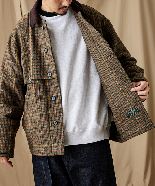 ジャーナルスタンダード ツイード チェック マッキノー ジャケット セール】ツイード チェック マッキノー ジャケット（ブルゾン