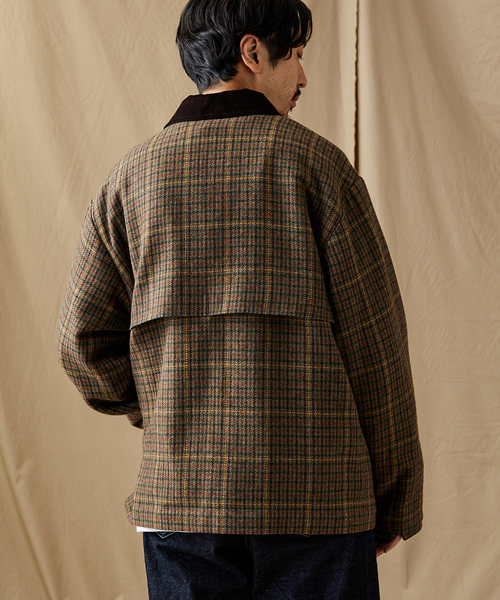 セール】ツイード チェック マッキノー ジャケット（ブルゾン