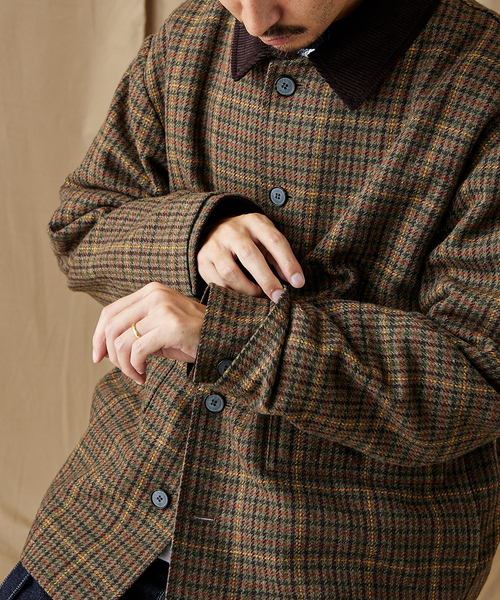 ジャーナルスタンダード ツイード チェック マッキノー ジャケット ツイード チェック マッキノー ジャケット | ジャーナル