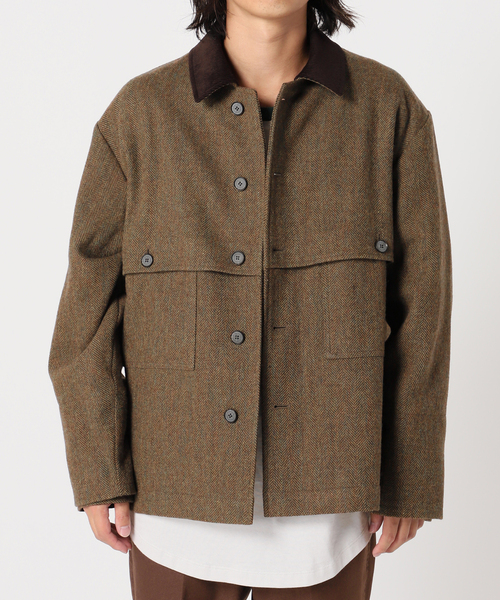 ジャーナルスタンダード ツイード チェック マッキノー ジャケット ツイード チェック マッキノー ジャケット | ジャーナル