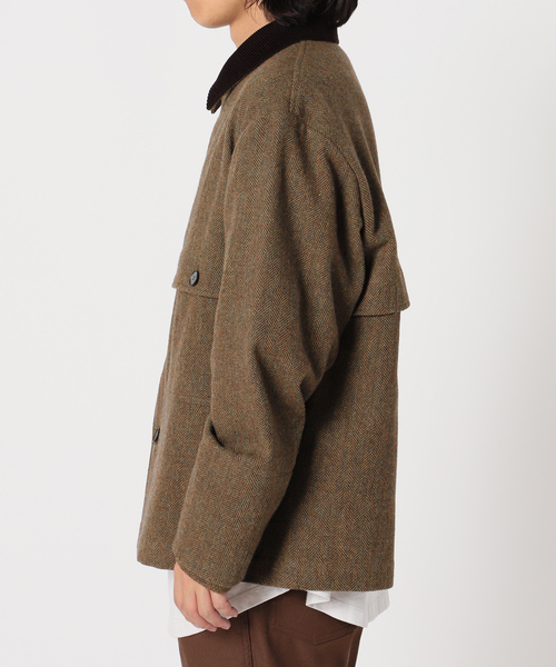 JOURNAL STANDARD(ジャーナルスタンダード)の「ツイード チェック マッキノー ジャケット(ブルゾン・メンズ・ダークグリーン/チョコ/カーキ・MEDIUM/LARGE)」の18枚目の写真