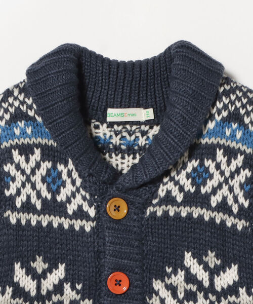 BEAMS mini（ビームスミニ）の「BEAMS mini / Car ニット ベスト 22F