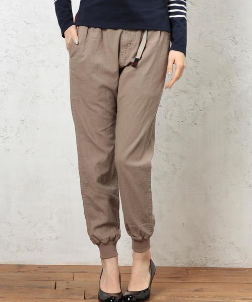 Gramicci（グラミチ）の「[グラミチ]GRAMICCI Li/C RIB パンツ ◆（その他パンツ・レディース・ブラック/ベージュ/オリーブ・フリー）」の3枚目の写真