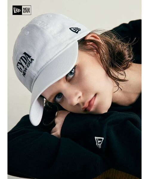 GYDA（ジェイダ）の「GYDA×NEW ERA ロゴ キャップ（その他雑貨・レディース・ブラック/オフホワイト・FREE）」の3枚目の写真
