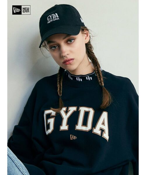 GYDA（ジェイダ）の「GYDA×NEW ERA ロゴ キャップ（その他雑貨・レディース・ブラック/オフホワイト・FREE）」の4枚目の写真