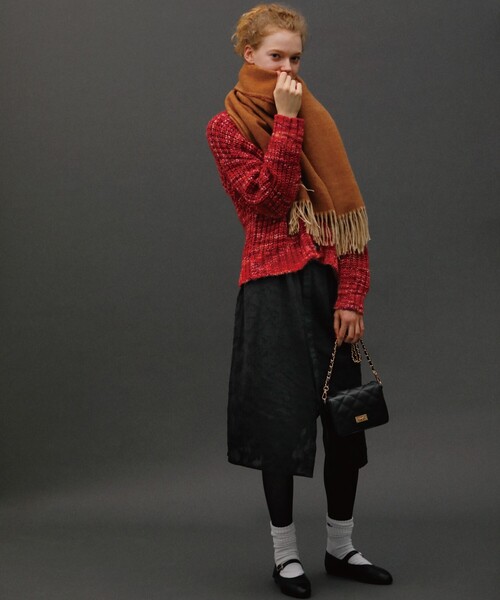 THE SHOP TK （ザ ショップ ティーケー ）の「◆【洗える】ミックスカラーニットカーディガン（カーディガン/ボレロ・レディース・オレンジ系その他5/ブルー系3/イエロー系3・12）」の13枚目の写真