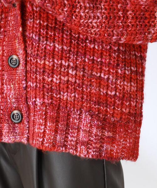 THE SHOP TK （ザ ショップ ティーケー ）の「◆【洗える】ミックスカラーニットカーディガン（カーディガン/ボレロ・レディース・オレンジ系その他5/ブルー系3/イエロー系3・12）」の20枚目の写真