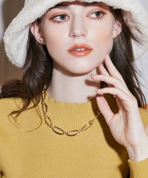 EIMY ISTOIRE | オーバルチェーンネックレス(ネックレス)