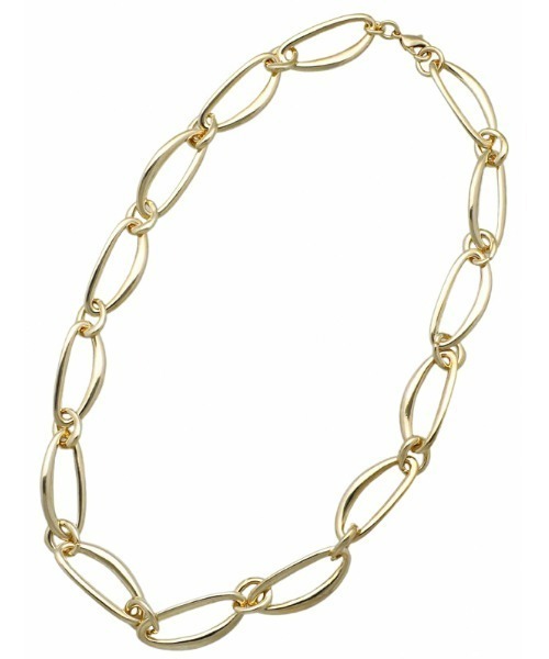 EIMY ISTOIRE（エイミーイストワール）の「オーバルチェーンネックレス（ネックレス・レディース・ゴールド・FREE）」の3枚目の写真