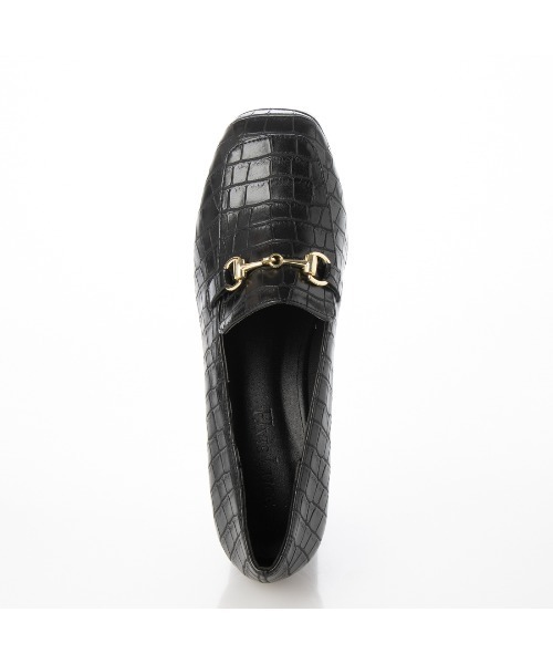 Elvis Luce（エルビスルーチェ）の「ElvisLuce(エルビスルーチェ)ビット付きチャンキーヒールローファー（パンプス・レディース・ブラック/ブラック系その他/ダークブラウン・M/S/L/LL）」の11枚目の写真