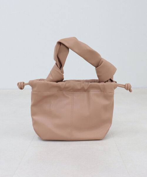 fredy emue(フレディエミュ)の「ノットハンドルミニトートバッグ(トートバッグ・レディース・ベージュ/ダークグリーン/ブラック・FREE)」の7枚目の写真