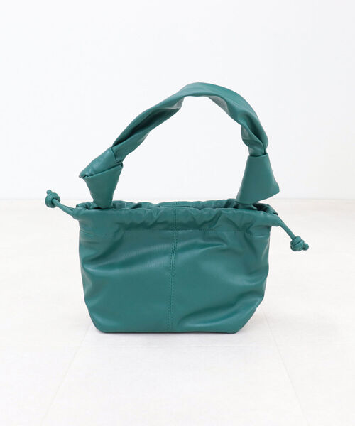 fredy emue(フレディエミュ)の「ノットハンドルミニトートバッグ(トートバッグ・レディース・ベージュ/ダークグリーン/ブラック・FREE)」の8枚目の写真