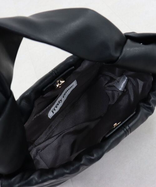 fredy emue(フレディエミュ)の「ノットハンドルミニトートバッグ(トートバッグ・レディース・ベージュ/ダークグリーン/ブラック・FREE)」の12枚目の写真