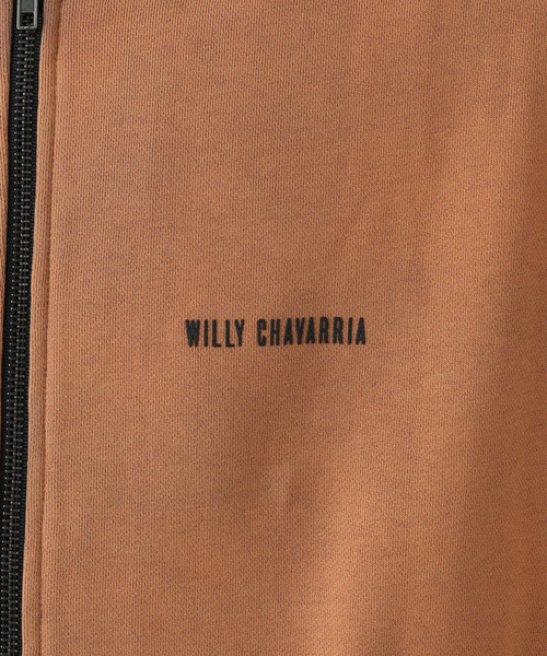 WILLY CHAVARRIA(ウィリーチャバリア)の「【WILLY CHAVARRIA / ウィリー チャバリア】WAFFLE LINED BOMBER FULL(ブルゾン・メンズ・ブラック系その他/オレンジ・MEDIUM/LARGE)」の6枚目の写真