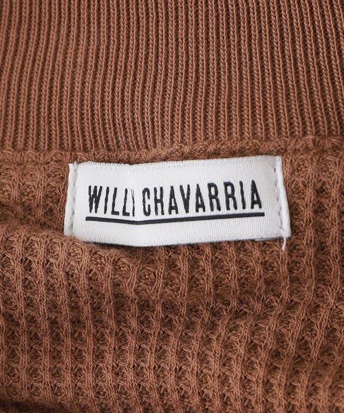 WILLY CHAVARRIA(ウィリーチャバリア)の「【WILLY CHAVARRIA / ウィリー チャバリア】WAFFLE LINED BOMBER FULL(ブルゾン・メンズ・ブラック系その他/オレンジ・MEDIUM/LARGE)」の13枚目の写真