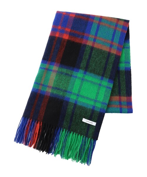 LOVELESS（ラブレス）の「チェックウールマフラー（マフラー・レディース・ベージュ系その他3/グリーン系その他3/ピンク/パープル系その他2・FREE）」の3枚目の写真