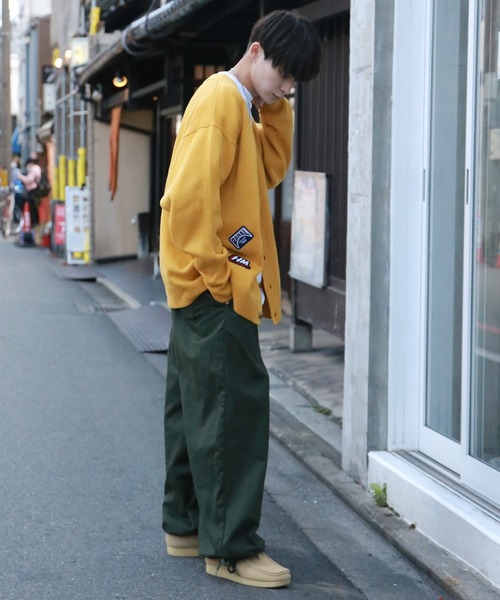 SPINNS(スピンズ)の「【ゆったりシルエット】ワッペンニットカーディガン(カーディガン/ボレロ・メンズ・ブラック/グレー/サックスブルー/イエロー・ONESIZE)」の22枚目の写真