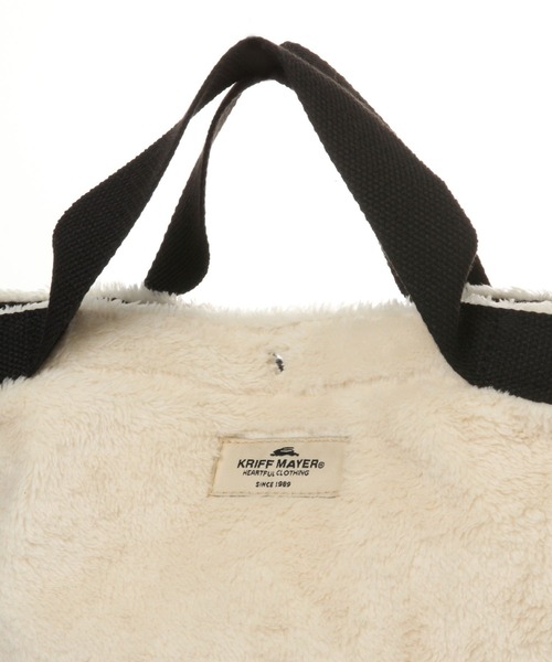 KRIFF MAYER(クリフメイヤー)の「【KRIFF MAYER(クリフメイヤー)】別注ボア2WAY BAG(ショルダーバッグ・メンズ・ブラック/ベージュ・FREE)」の16枚目の写真