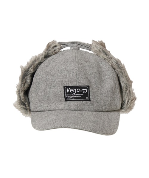 14+（イチヨンプラス）の「メルトンタグ付きフライトキャップ（キャップ・レディース・ブラウン/グレー/ブラック/アイボリー・FREE）」の5枚目の写真