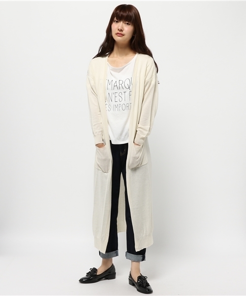 CIAOPANIC（チャオパニック）の「【Ciaopanic】　多機能糸longVC/D（カーディガン/ボレロ・レディース・オフホワイト/ブルー/ネイビー・FREE）」の2枚目の写真