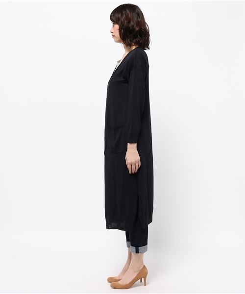 CIAOPANIC（チャオパニック）の「【Ciaopanic】　多機能糸longVC/D（カーディガン/ボレロ・レディース・オフホワイト/ブルー/ネイビー・FREE）」の5枚目の写真