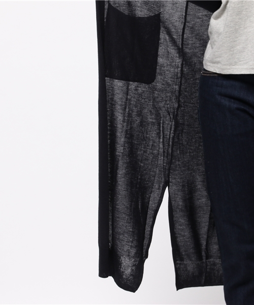 CIAOPANIC（チャオパニック）の「【Ciaopanic】　多機能糸longVC/D（カーディガン/ボレロ・レディース・オフホワイト/ブルー/ネイビー・FREE）」の11枚目の写真