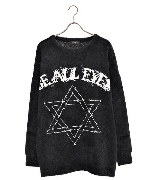 【みの】CIVARIZE フェザーヤーン デザインクルー ネックニット CIVARIZE（シヴァーライズ）の「『CIVARIZE/シヴァーライズ