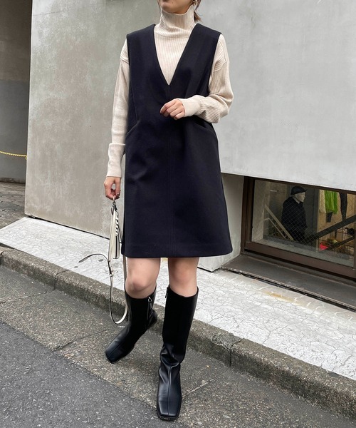 CAPRICIEUX LE'MAGE（カプリシューレマージュ）の「【WEB限定】ミニジャンスカ（ワンピース・レディース・ブラック/ブラウン・FREE）」の16枚目の写真