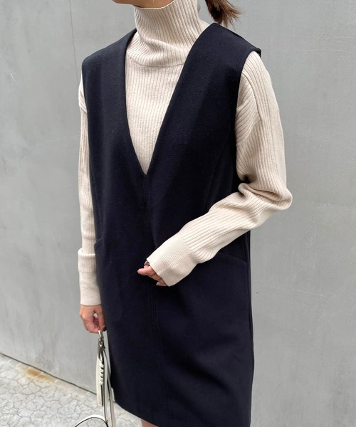 CAPRICIEUX LE'MAGE（カプリシューレマージュ）の「【WEB限定】ミニジャンスカ（ワンピース・レディース・ブラック/ブラウン・FREE）」の11枚目の写真