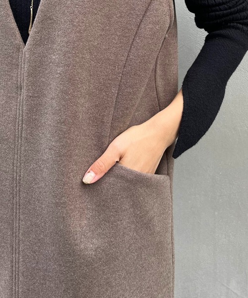 CAPRICIEUX LE'MAGE（カプリシューレマージュ）の「【WEB限定】ミニジャンスカ（ワンピース・レディース・ブラック/ブラウン・FREE）」の20枚目の写真