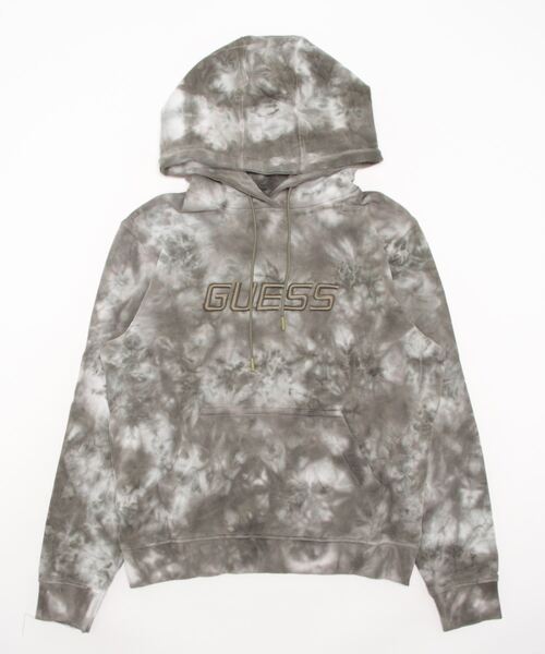 Guess(ゲス)の「Dora Hooded Sweatshirt(パーカー・レディース・グリーン/パープル・X-SMALL/SMALL/MEDIUM)」の4枚目の写真