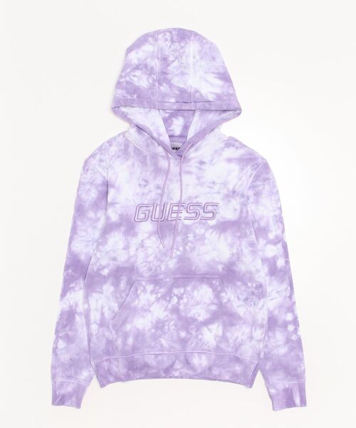 Guess(ゲス)の「Dora Hooded Sweatshirt(パーカー・レディース・グリーン/パープル・X-SMALL/SMALL/MEDIUM)」の3枚目の写真