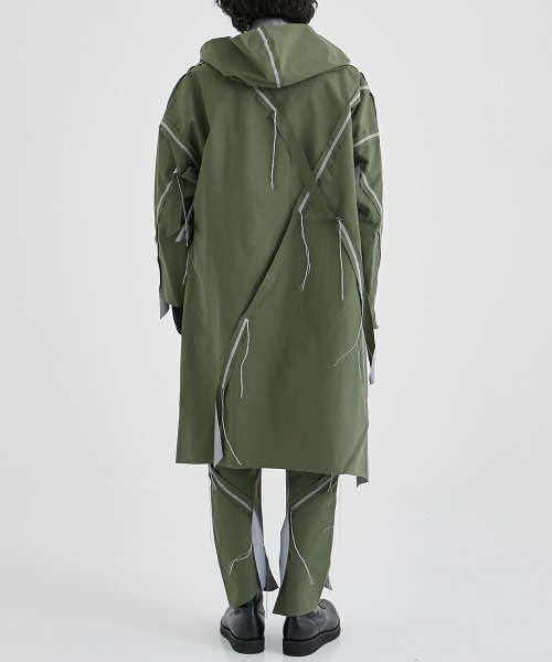 sulvam / サルバム】CUTTING HOODED COAT / カッティング