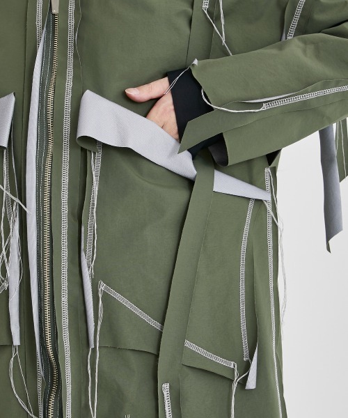 sulvam / サルバム】CUTTING HOODED COAT / カッティング