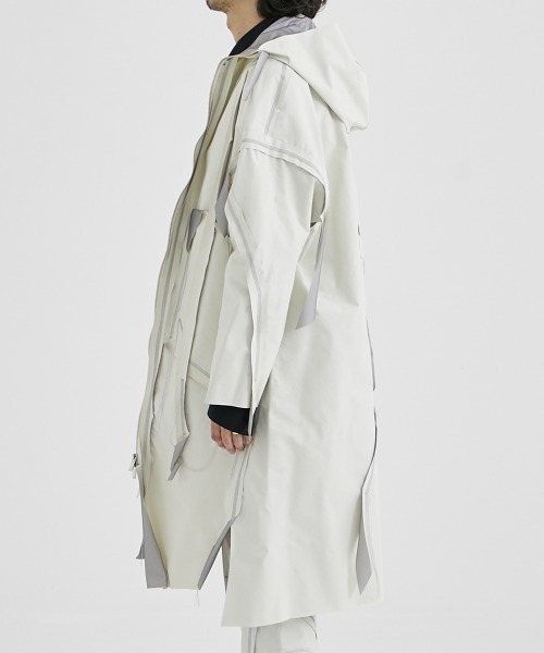 sulvam / サルバム】CUTTING HOODED COAT / カッティングフーデッド