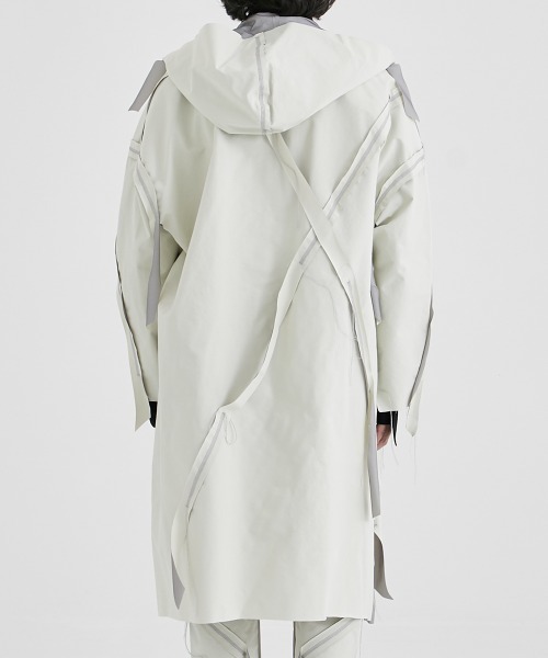 sulvam / サルバム】CUTTING HOODED COAT / カッティングフーデッド