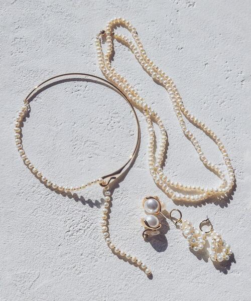 BEAUTY&YOUTH UNITED ARROWS(ビューティーアンドユースユナイテッドアローズ)の「ビッグ フェイクパール イヤリング(イヤリング・レディース・ゴールド・FREE)」の6枚目の写真