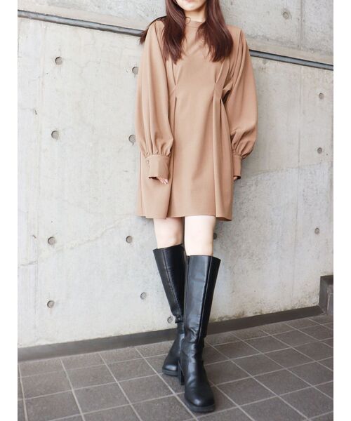 MURUA（ムルーア）の「ラウンドロングブーツ（ブーツ・レディース・ブラック/ブラウン・36/37/35）」の10枚目の写真