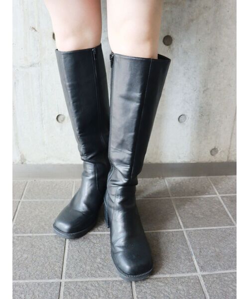 MURUA（ムルーア）の「ラウンドロングブーツ（ブーツ・レディース・ブラック/ブラウン・36/37/35）」の11枚目の写真