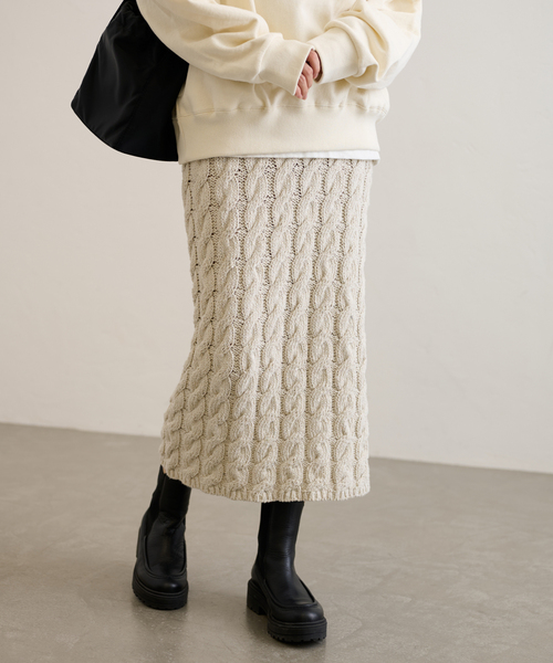 FRAMeWORK（フレームワーク）の「ケーブルスカート（スカート）」 - WEAR
